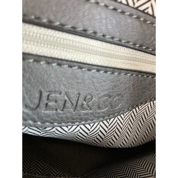 Jen & Co. Bag In A Bag Vegan Leather Cheetah Print Purse Set New With Tags - Picture 10 of 13